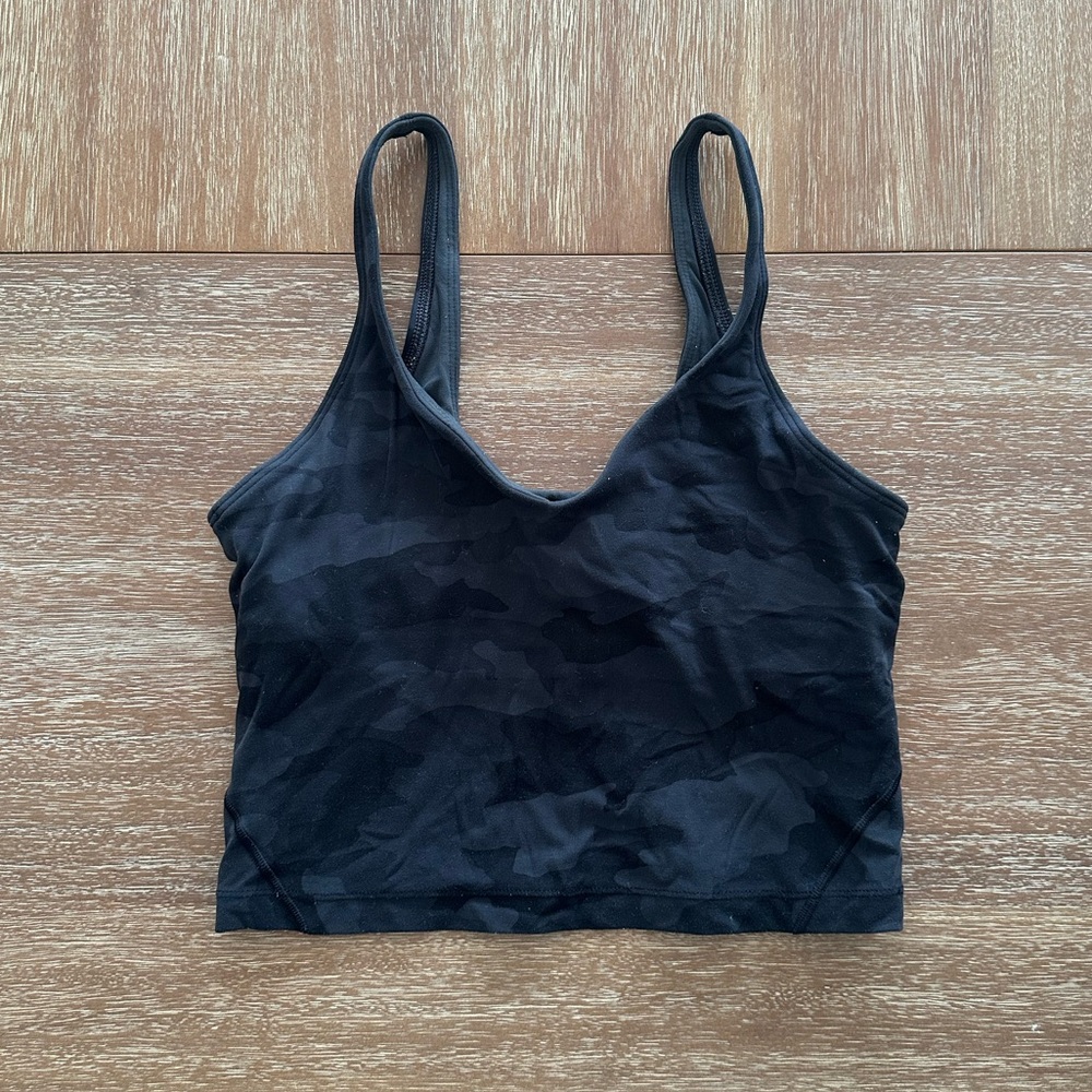 Lululemon Align Tank Heritage 365 Camo Deep Coal Multi Size 4 Top